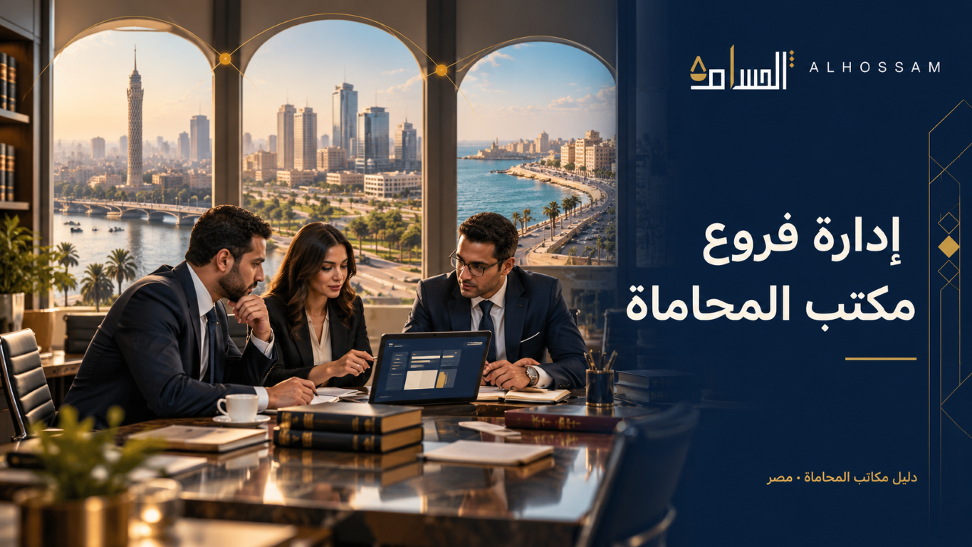 فريق قانوني ينسق عمل الفروع داخل مكتب
